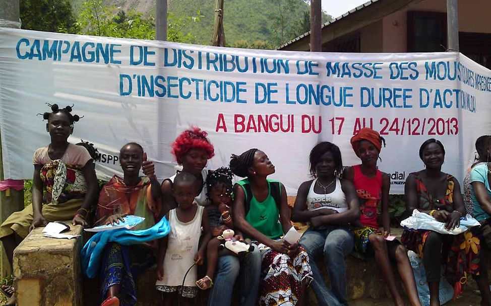 Zentralafrikanische Republik: Moskitonetz-Kampagne