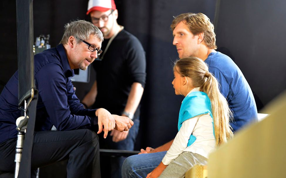 Dirk Nowitzki für UNICEF: Mit Regisseur Christian Rau