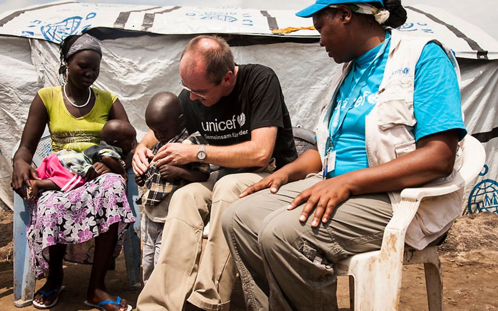 Südsudan: UNICEF-Helfer sind vor Ort