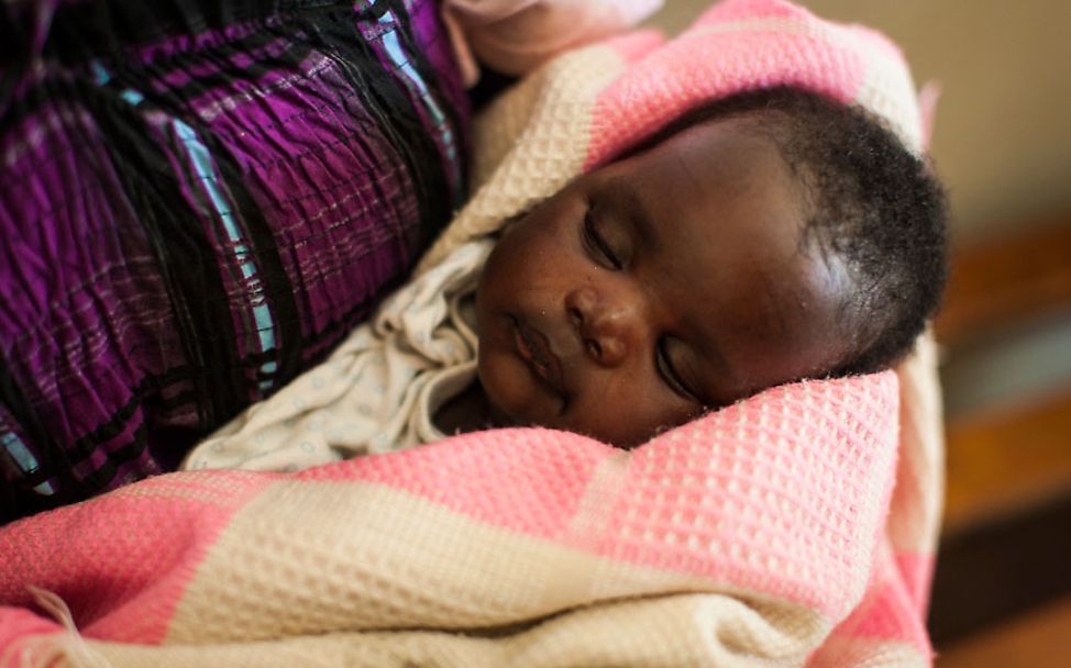 Südsudan: Im Krankenhaus werden die Kinder gegen Mangelernährung behandelt.