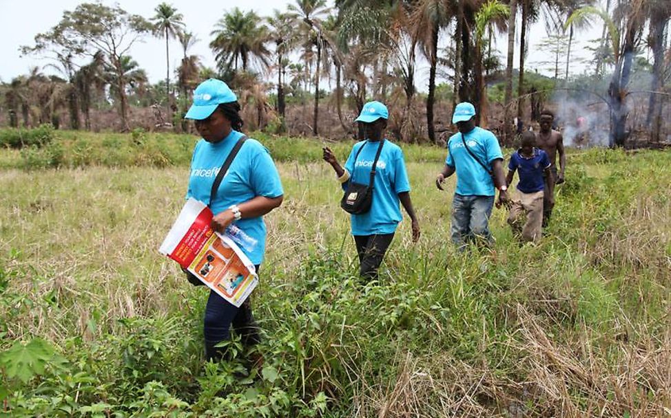 Ebola-Virus: UNICEF organisiert Informationskampagnen