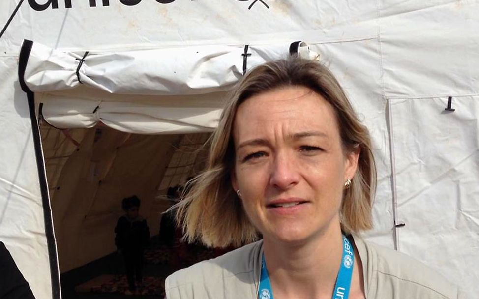Nordirak: UNICEF-Mitarbeiterin Freya von Groote