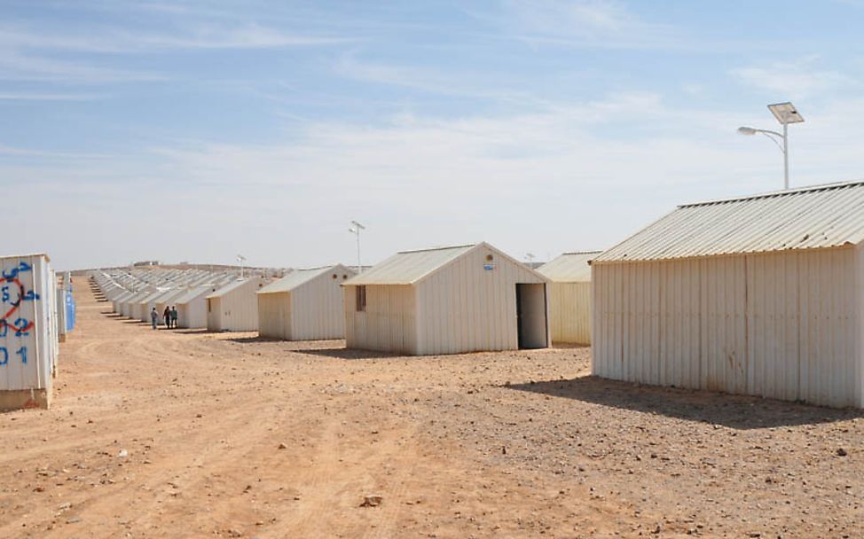 Flüchtlingscamp Azraq in Jordanien