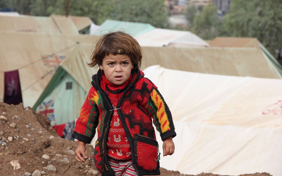 Syrien: Flüchtlingskinder im Camp