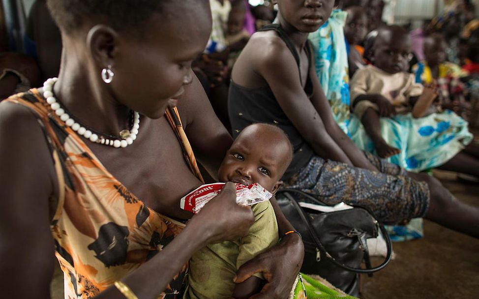 Hunger in Südsudan: Erdnusspaste rettet Leben