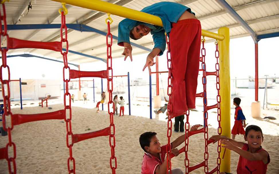Kinderzentrum für syrische Flüchtlingskinder in Jordanien