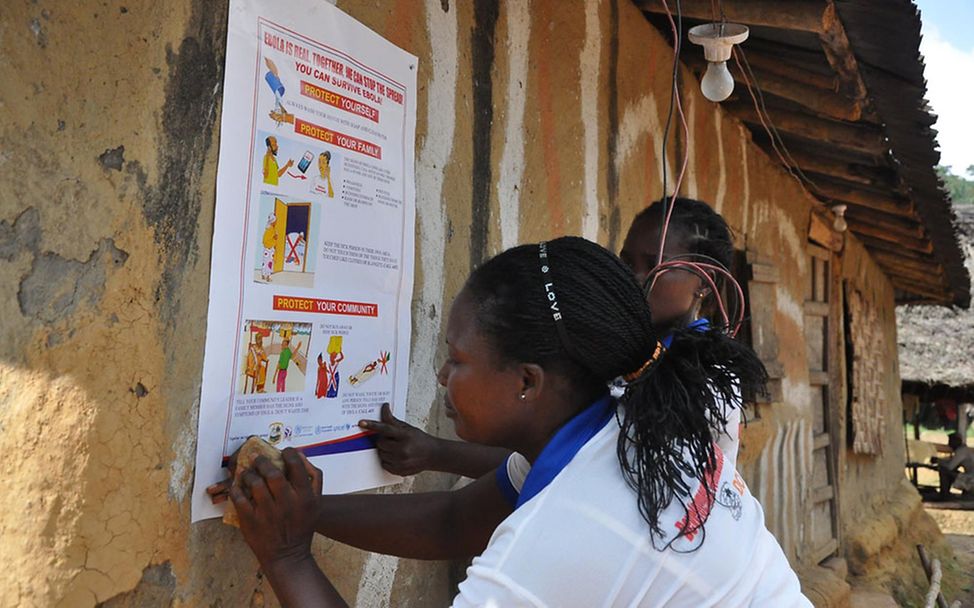 Ebola-Virus: UNICEF-Aufklärungskampagne in Liberia