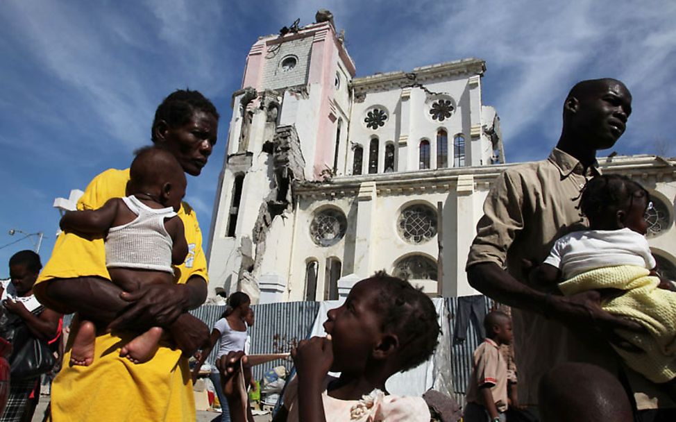 Haiti: Zerstörungen nach dem Erdbeben in Port-au-Prince