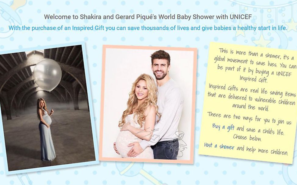 Shakira Baby Shower: Einladung zur weltweiten Babyparty