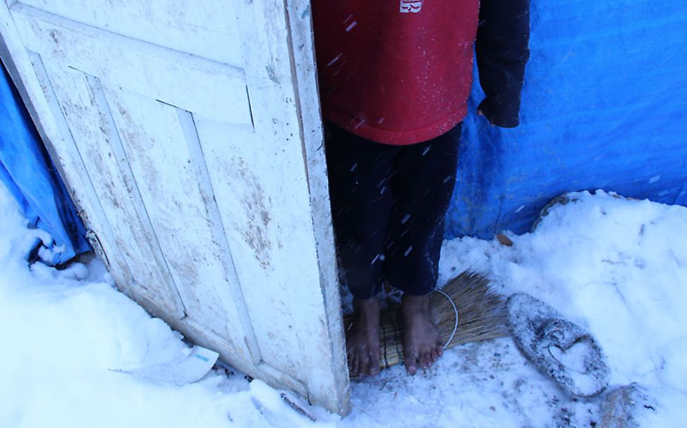 Syrien: Winter ohne Schuhe