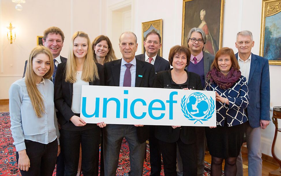 Teilnehmer am UNICEF-Neujahrsgespräch 2015 