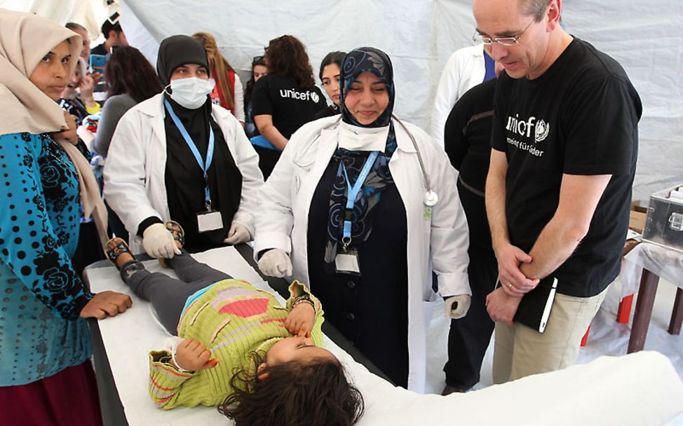 Syrien-Konflikt: UNICEF-Geschäftsführer Christian Schneider im Libanon