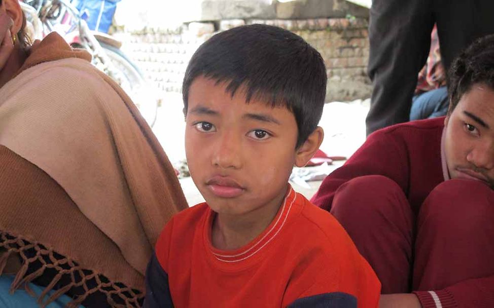 Nepal: Während des Erdbebens hatte Shronal (10) Angst zu sterben.