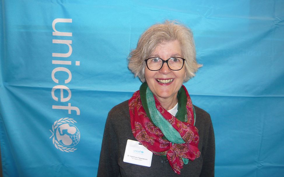 Leiterin der UNICEF-Gruppe in Saabrücken Ingrid von Tippelskirch