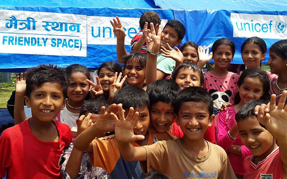Erdbeben Nepal: Kinderzentrum von UNICEF