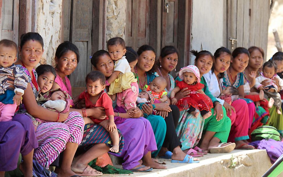Erdbeben Nepal: UNICEF-Geburtszelt im Lalitpur-Distrikt
