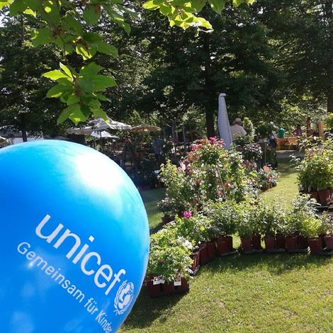 UNICEF auf dem Gartenfest in Hanau © Iris Göksaltik