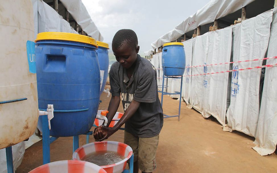 Burundi Krise: Trinkwasser für Flüchtlinge
