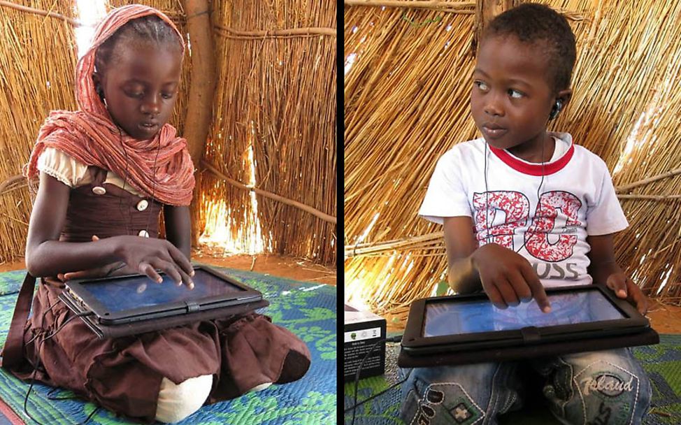 UNICEF Innovationen: Tablet-PCs mit Lernprogrammen