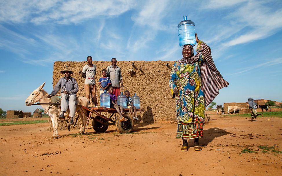 Wasserkonsum im Niger 