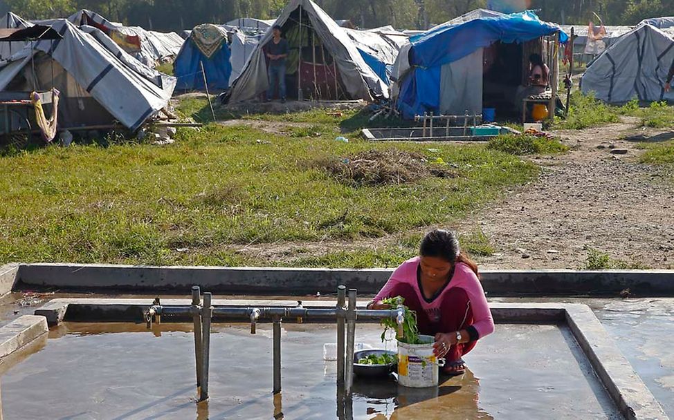 Nepal: Die meisten Notunterkünfte sind nicht winterfest |
